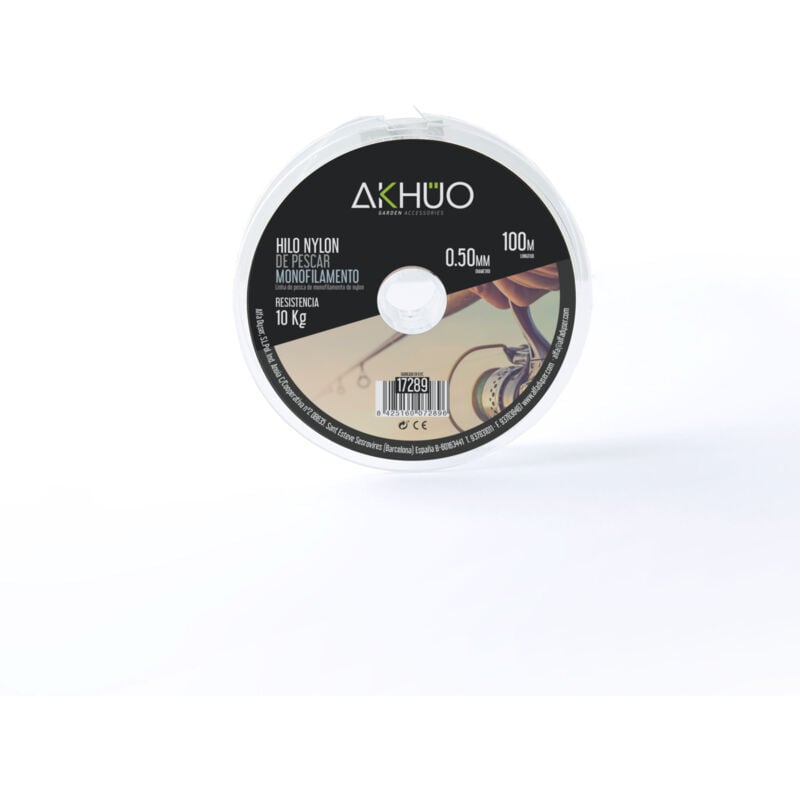 Weiße Nylon-Angelschnur Akhuo 0,5 mm 100 m