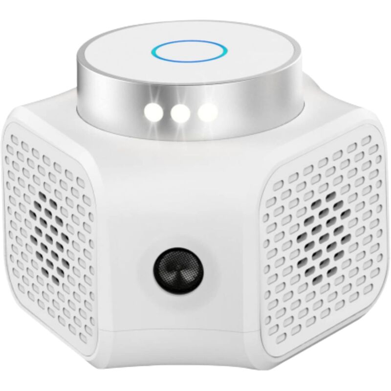 Weiße Ultraschallmaus Ultraschall-Abwehrmittel gegen Mäuse, Ratten und Nagetiere Anti-Maus-Gerät 360°-Schutz Effektive Alternativen Schollenratten