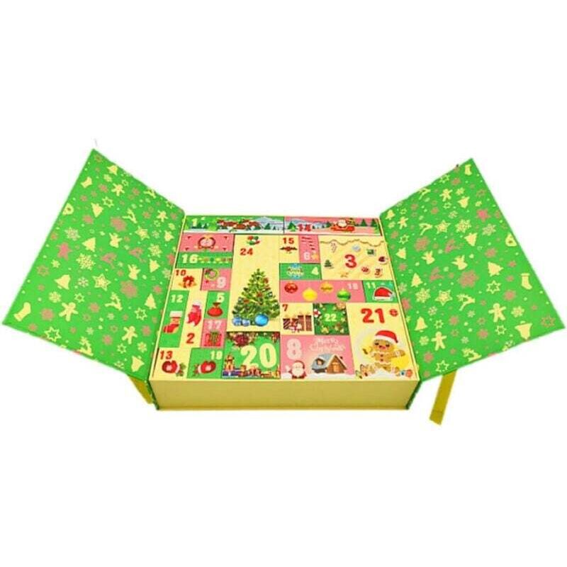 Weihnachts-Adventskalender, dekorativer Countdown-Kalender, Geschenkboxen, DIY-Weihnachts-Adventskalender für Freunde, Kollegen, Kinder usw.