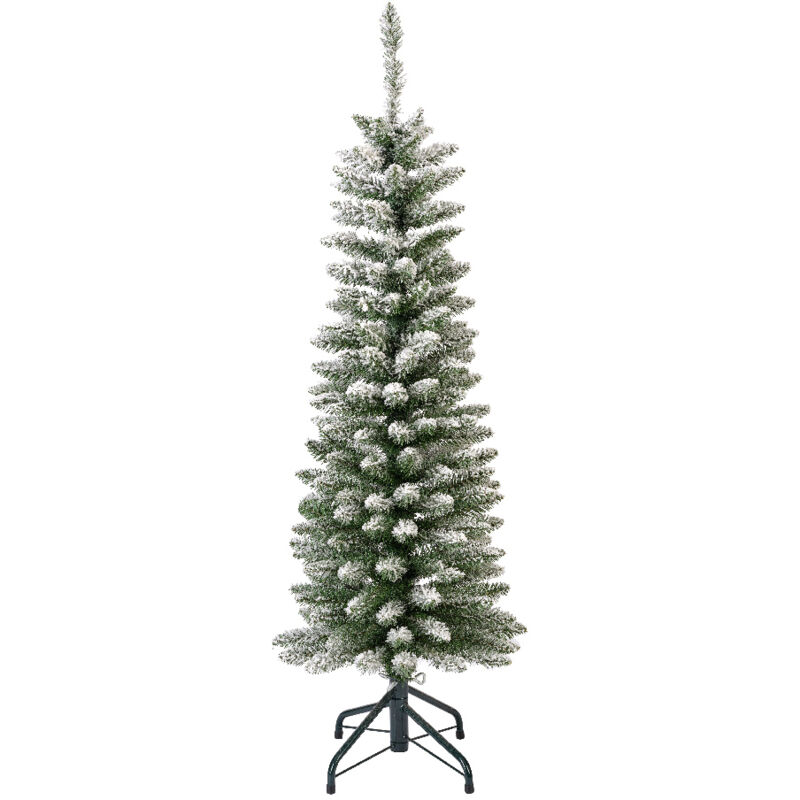 Kaemingk - Snowy Bleistiftkiefern-Weihnachtsbaum h 150 x ø 45 cm