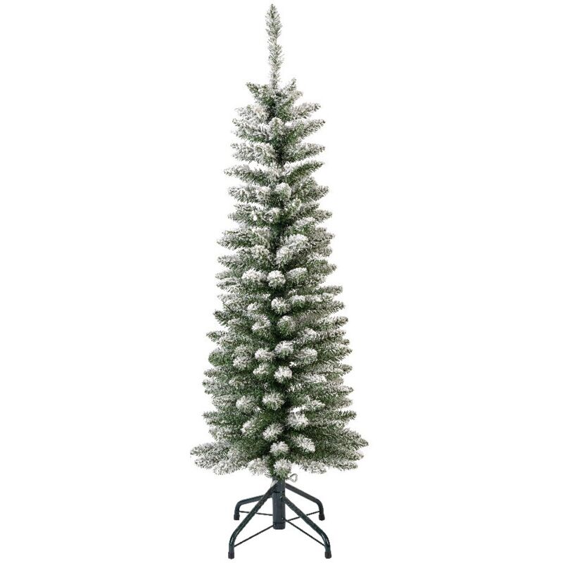 Weihnachtsbaum Pensil Pinie mit Schnee bedeckt Ø 50 x H 180 cm
