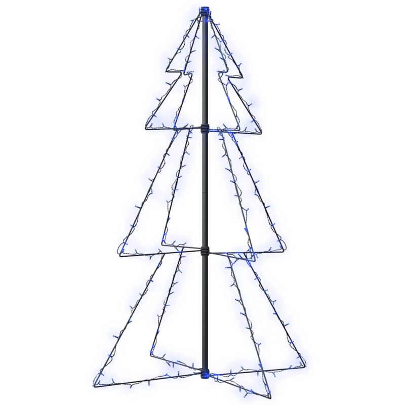 Weihnachtsbaum in Kegelform 160 LEDs Indoor & Outdoor 78x120 cm - Vidaxl