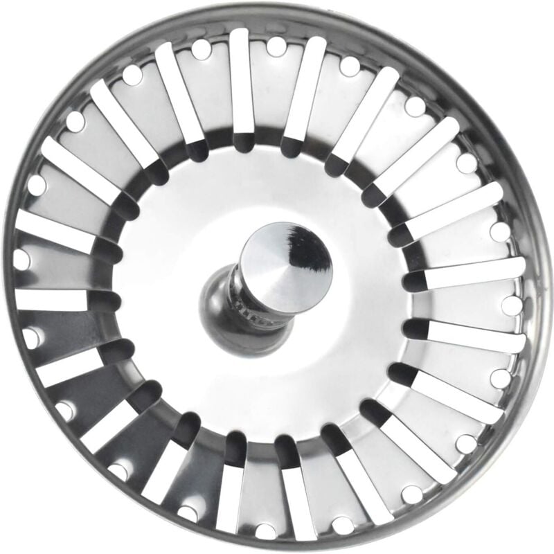 Ugreat - Weiteres Zubehör für Spüle, manueller Abflusskorb für Spüle, Durchmesser 84 mm aafgvc