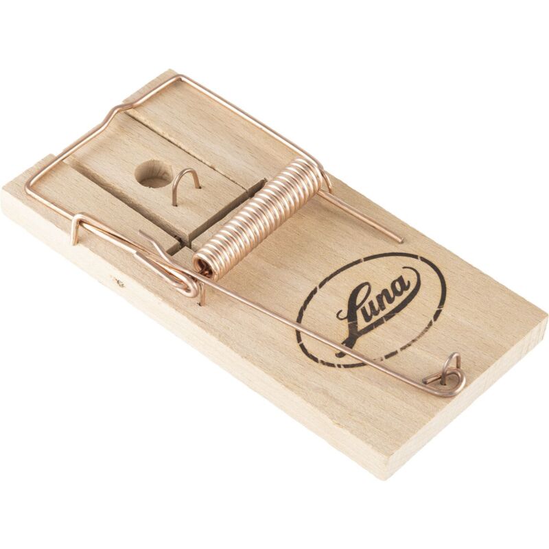 Vasalat - Masta Rattenefallen Schlagfallen - Ratten Schlagfallen aus robustem Holz mit hochwertiger Federmechanik - effektiv im Innen- und