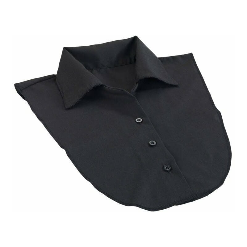 Blusen Kragen schwarz Einsatz Business Look Einsatz Kostüm Blazer Mantel - schwarz - Wenko