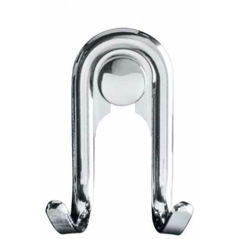 Doppelhaken Style 2er Set, 2er Set, Silber glänzend, verchromtes Metall silber glänzend - silber glänzend - Wenko