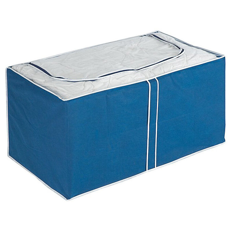 Jumbo Box Air Kleider Box Schutz Hülle Staub Kleidung Textil Aufbewahrung - blau - Wenko