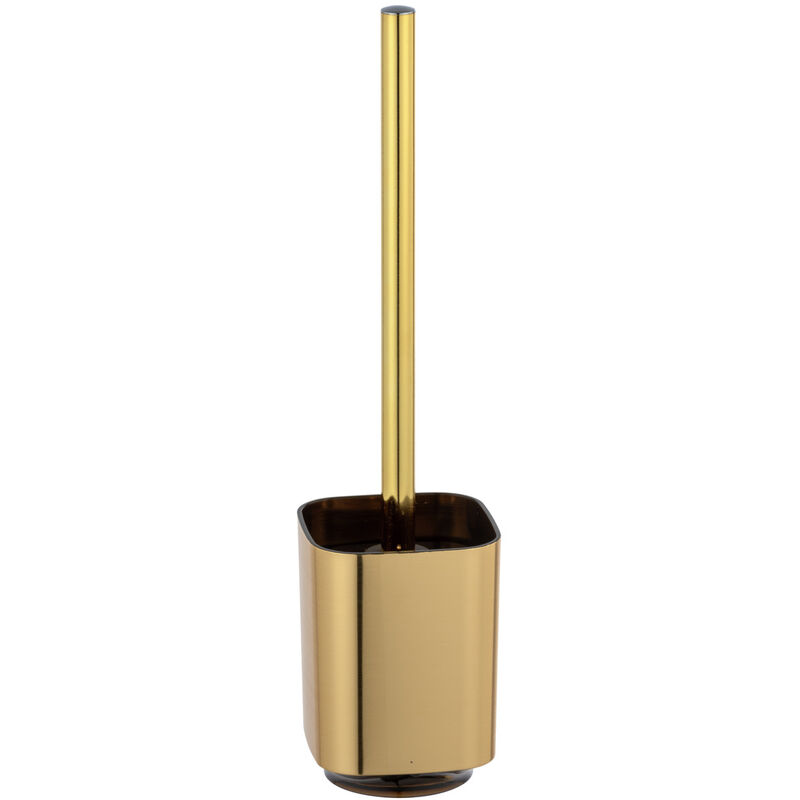 WC-Garnitur Auron Gold, WC-Bürstenhalter aus hochwertigem Kunststoff, Gold, Kunststoff gold - gold - Wenko
