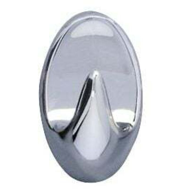 Wand Haken Kleider Garderoben Handtuch Aufhänger 3er Set klein Chrom - silber glänzend - Wenko