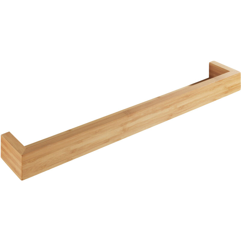 Wenko - Wandregal Bambusa aus Bambus, 60 cm, Wandablage, Braun, Bambus natur - braun