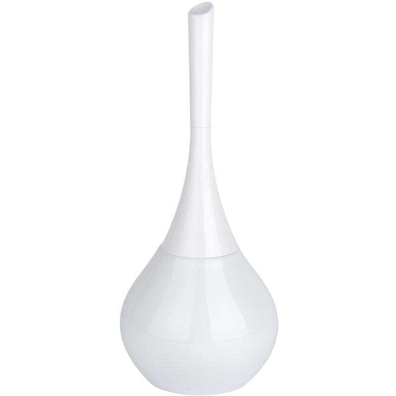 WC-Garnitur Flakon Weiß Keramik, Keramik, Weiß, Keramik weiß, Kunststoff weiß - weiß - Wenko