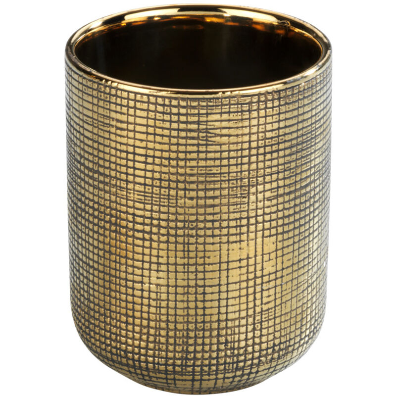 Zahnputz Becher rivara Zahn Bürsten Halter Bad Accessoires Gäste wc Gold - gold - Wenko