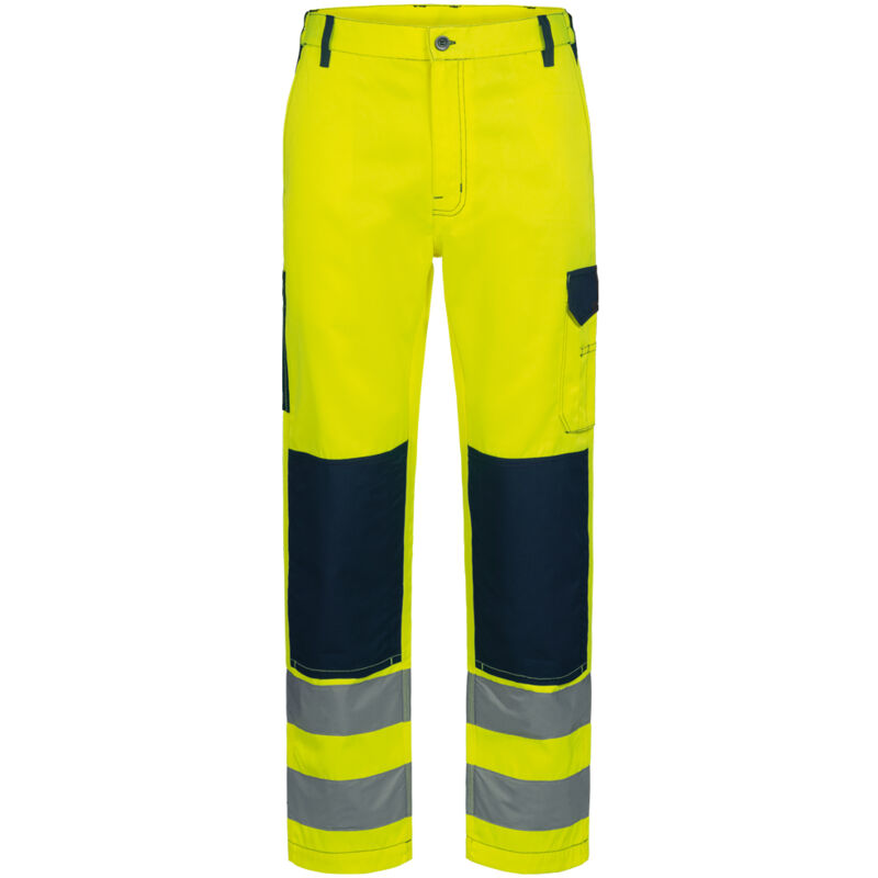 Gr .44 WERDAU WARNSCHUTZ-BUNDHOSE gelb WERDAU HIGH VISIBILITY TROUSERS