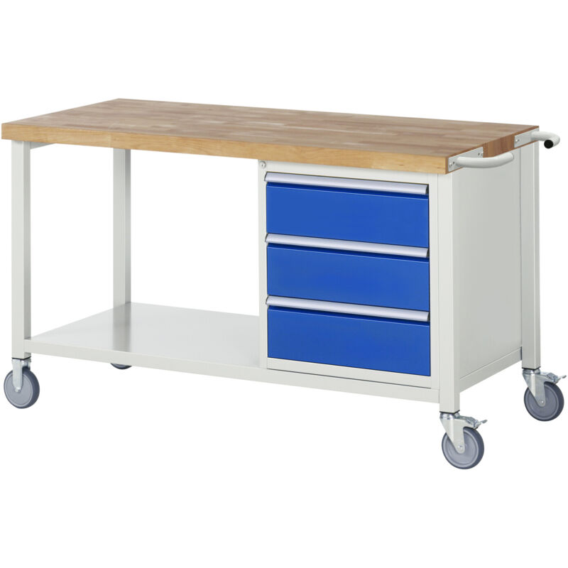 Fahrbare Werkbank Modell 8157 BxTxH 1500x700x880mm - RAU