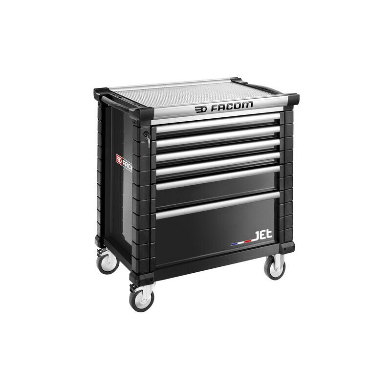 Facom - Werkstattwagen JETM4 Schwarz 6 Schubladen - JET.6NM4APF