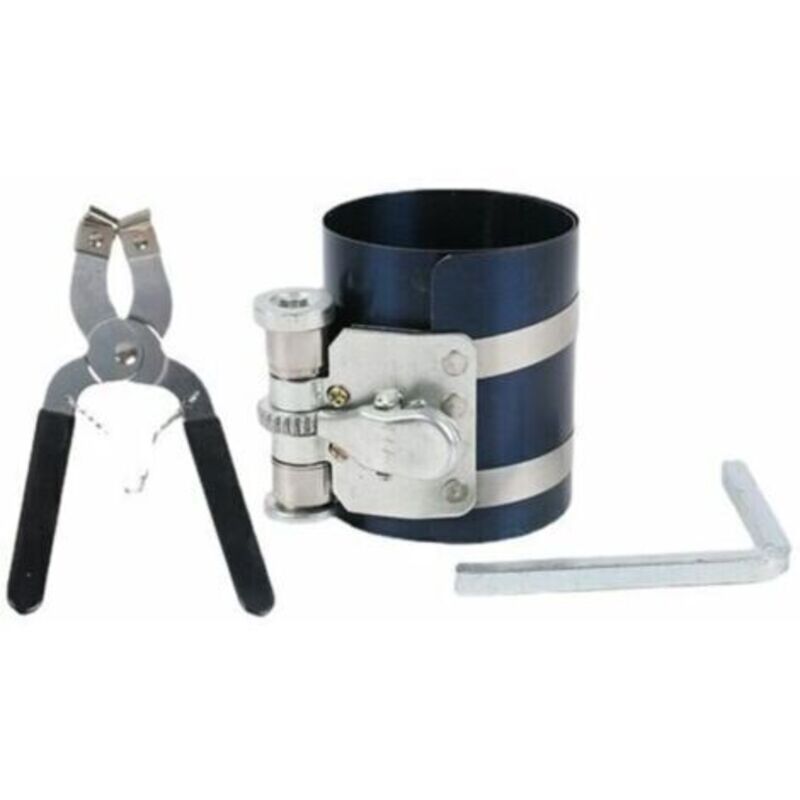 Werkzeug für Kfz-Mechaniker, Kolbenringzange, 3-Zoll-Kolbenringkompressor 53–175 mm, Werkzeug zum Ausbau von Kolbenringen, Werkzeug zum Einbau von