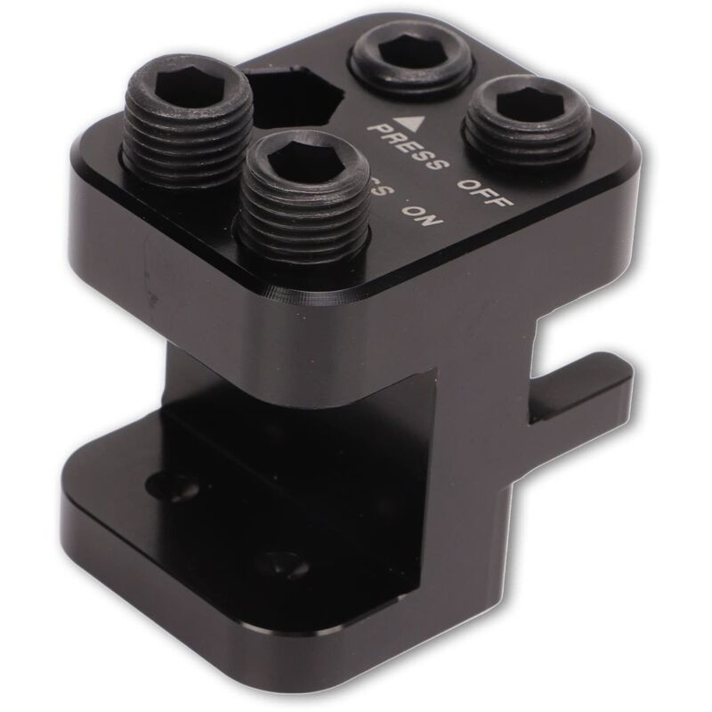 Werkzeug zum Einpressen von Kettenschlössern für Motorräder/Quads, hergestellt aus schwarz eloxiertem, gefrästem Aluminium, Ersatz für Ketten der