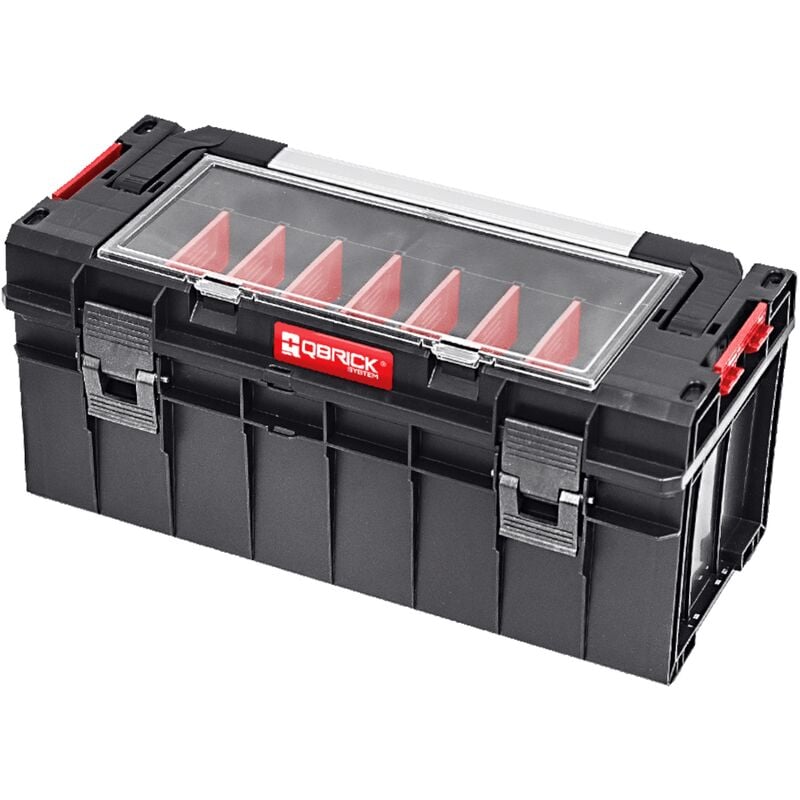 Pro 600 Expert Werkzeugkoffer modularer Organizer 545 x 270 x 246 mm 22 l stapelbar IP54 - Qbrick System