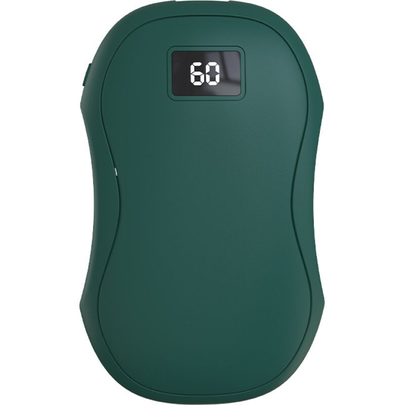 Wiederaufladbarer 2-in-1-Handwärmer, wiederaufladbarer Handwärmer, Handwärmer für Weihnachten und Geburtstag (Grün)