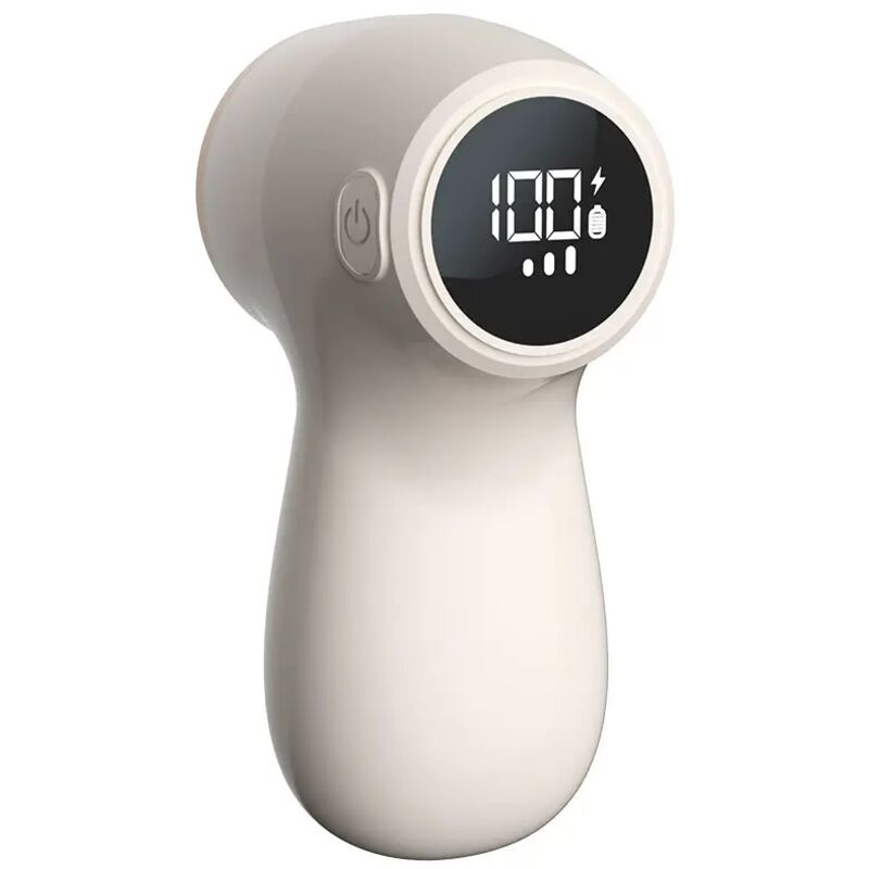 Wiederaufladbarer Textilrasierer mit 2 Geschwindigkeitsstufen Tragbarer Epilierer mit digitalem Display und 800 mAh für die Heimpflege