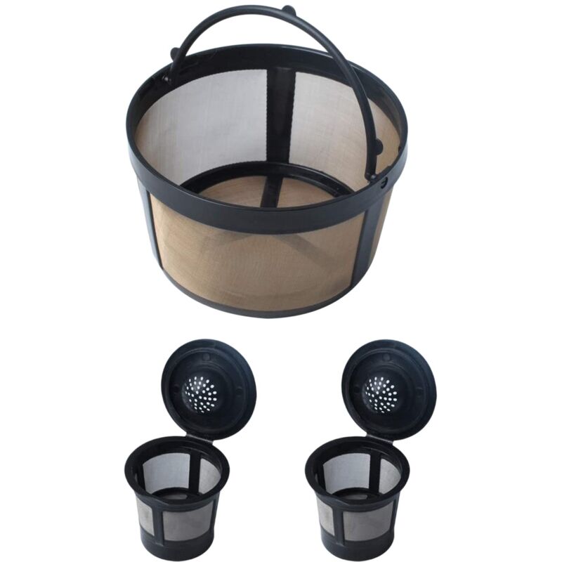 Wiederverwendbarer Filterkorb aus Netzmaterial für gemahlenen Kaffee für K-Duo Essentials und Machine Cup Pod K