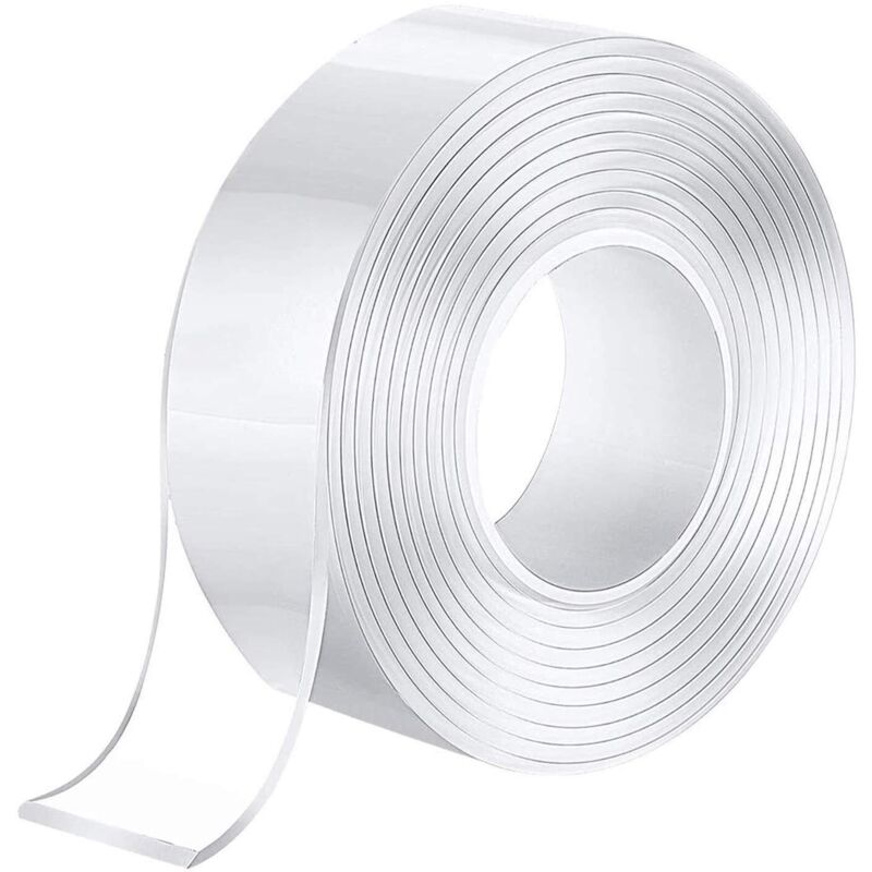 Wiederverwendbares Nano-Klebeband, Nano-Klebeband, abwaschbares, rückstandsfreies Klebeband, multifunktionales, doppelseitiges, rückstandsfreies