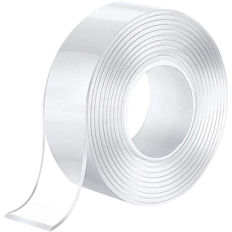 Wiederverwendbares Nano-Klebeband, Nano-Klebeband, abwaschbares, spurloses Klebeband, multifunktionales, doppelseitiges, spurloses Klebeband,