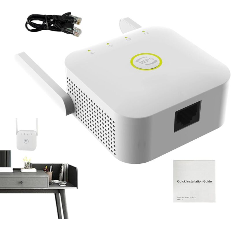 WiFi Extender Internet-Verstärker, WiFi Repeater, Internet Booster Wireless Outdoor WiFi Extender, Outdoor WiFi Extender, Weiß Long Range WiFi