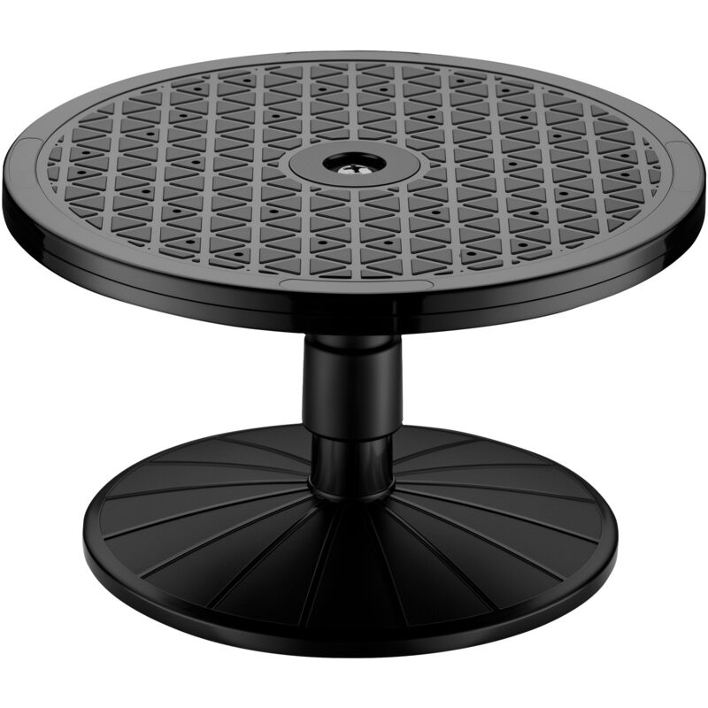 Wiltec Airbrush Drehscheibe 19 x 19 x 12,7 cm, Drehteller für Airbrush Design höhenverstellbar, Lackierständer für Modellbau, ideal als Airbrush