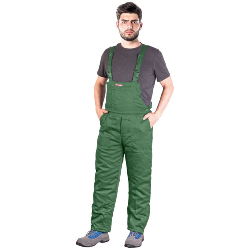 Winter - Arbeitslatzhose, wattiert grün xxxl