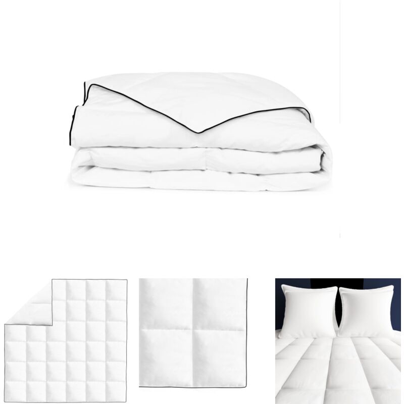 Kalisse - The Living Store Winter-Daunendecke 200x200 cm - Bettdecken - Weiß