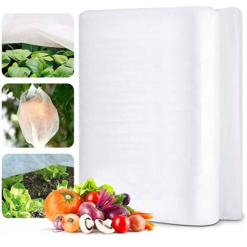 Winterabdeckung für Pflanzen im Freien, 2 m x 10 m, Winterabdeckung für Pflanzen im Freien, Winterabdeckung zum Schutz der Pflanzen vor Frost,