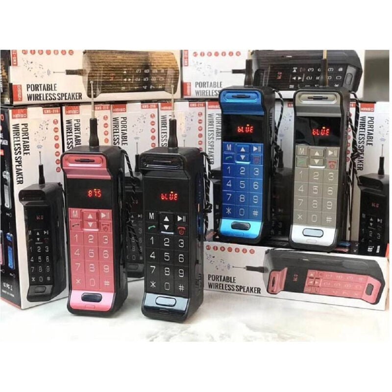 Trade Shop Traesio - Trade Shop - kabelloser bluetooth-lautsprecher kimiso KMS-216 lautsprecher usb / tf-karte / fm-radio -