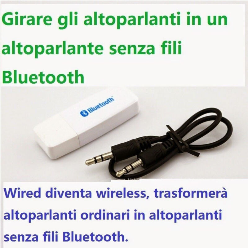 Trade Shop Traesio - Trade Shop - music wireless bluetooth usb-stereo für smartphone tabellet und pc -