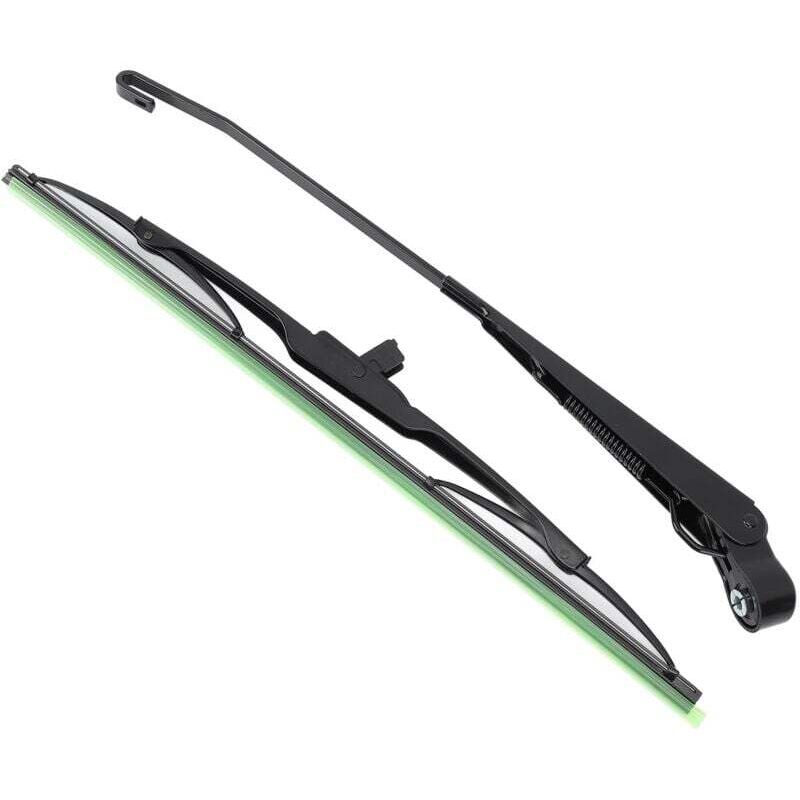 Wischerarm 105° mit Wischerblatt 0390506510, langer Schaft, passend für Willys Traktor, Angelboot, ATV, UTV