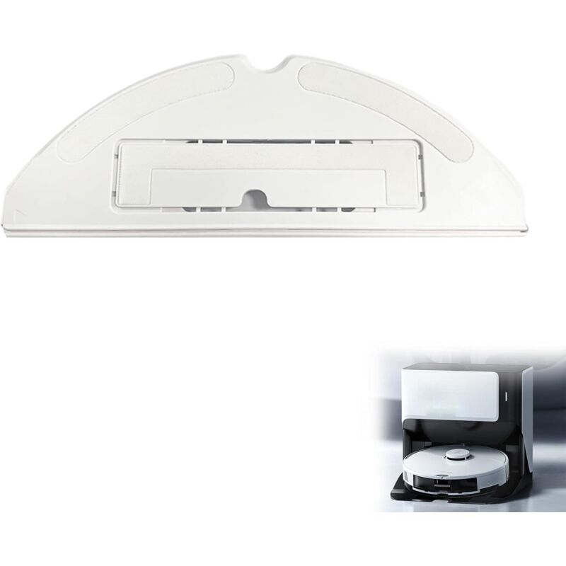 Wischmoppplatte für Roborock T7S/T7S PLUS/G10/S7/S70/S75/S7MAX Staubsauger – Roborock S7 Zubehör – Wischmopphalterung mit Steuerung – Weiß