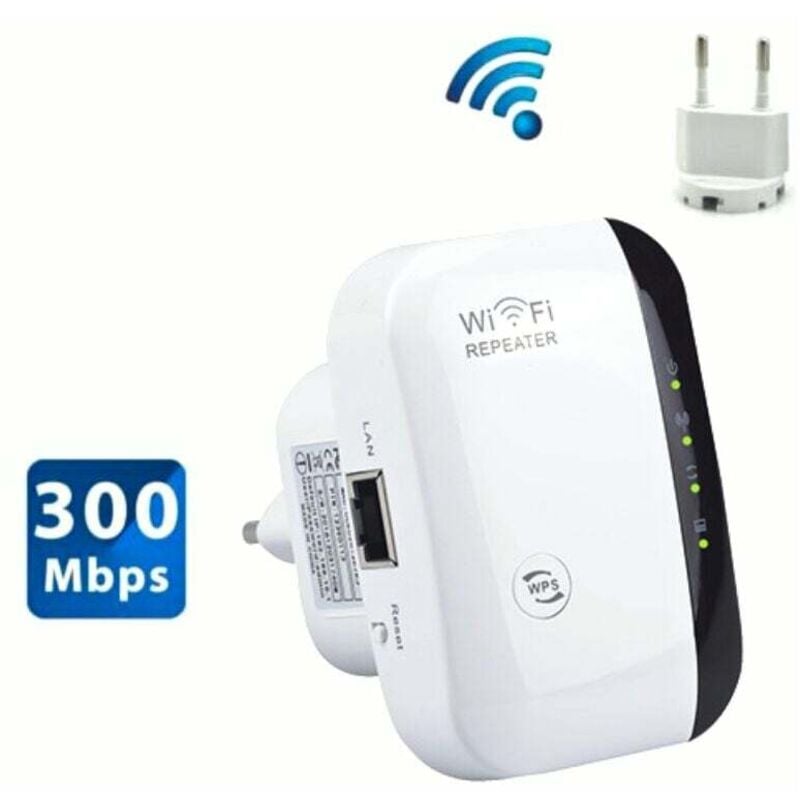 WLAN-Verstärker, 2,4-G-WLAN-Internet-Verstärker für Zuhause, 300 Mbit/s Super Boost Wi-Fi Range Extender, WLAN-Signalverstärker-Repeater..DEBUNS
