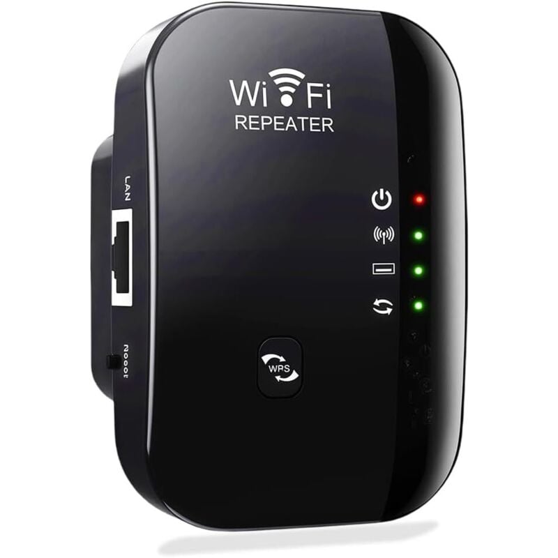 WLAN-Verstärker, Signalverstärker, WLAN-Repeater, Langstreckenverstärker mit Ethernet-Anschluss, One-Touch-Setup, Geschwindigkeit bis zu 300 Mbit/s