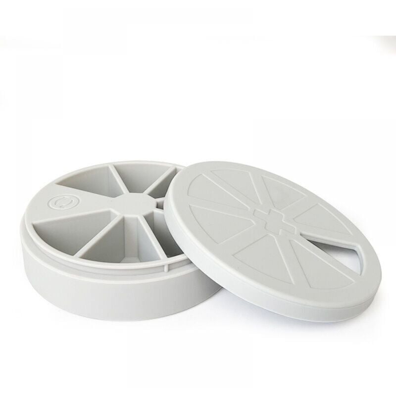 Ymyny - Wöchentliche Pillendose aus Silikon – Kleine Pillendose für den täglichen Gebrauch für Vitamine, Nahrungsergänzungsmittel und Fischöl,