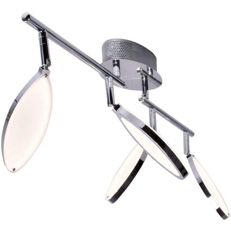 Wofi - led Decken Beleuchtung Lampe Akzent Leuchte Chrom Strahler Spot beweglich 7110.04.01.6200