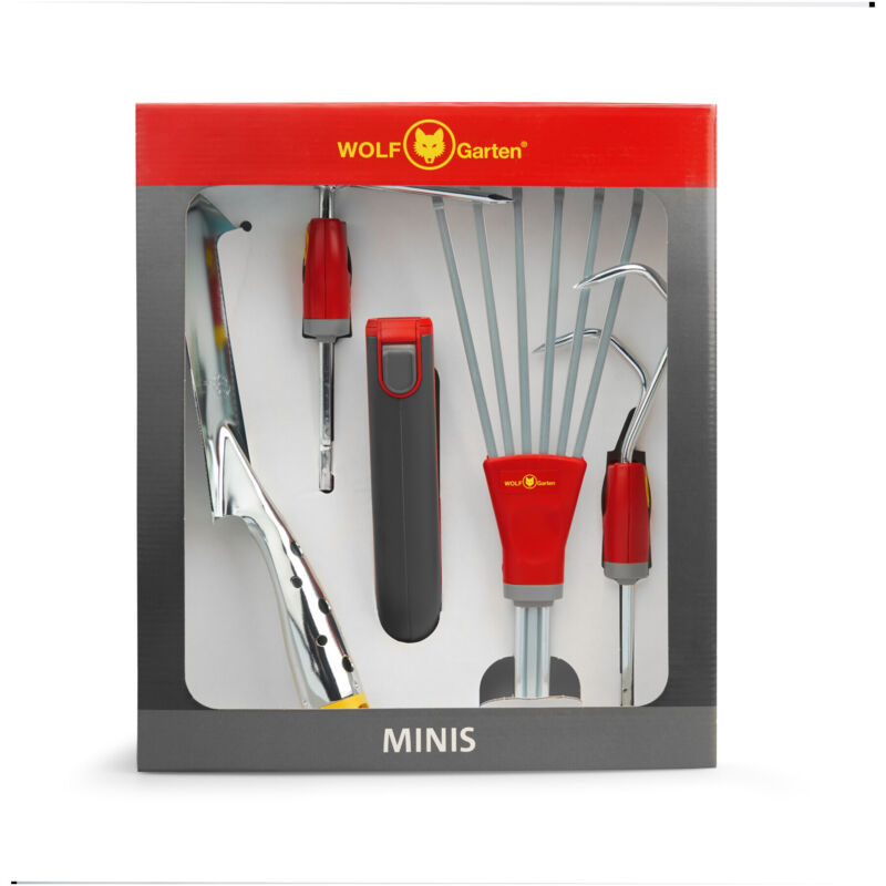 Wolf-garten - Wolf Garten Kleingeräte-Set inkl. Kelle, Kleingrubber, Kleinfächerbesen