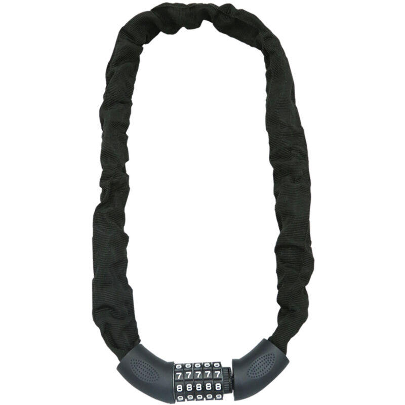 Wolketon Fahrradschloss-Schloss 120cm lang Fahrradschloss Zahlen mit Zahlen Fahrrad-Ketten-Schloss für Kinder und Erwachsene und Motorrad