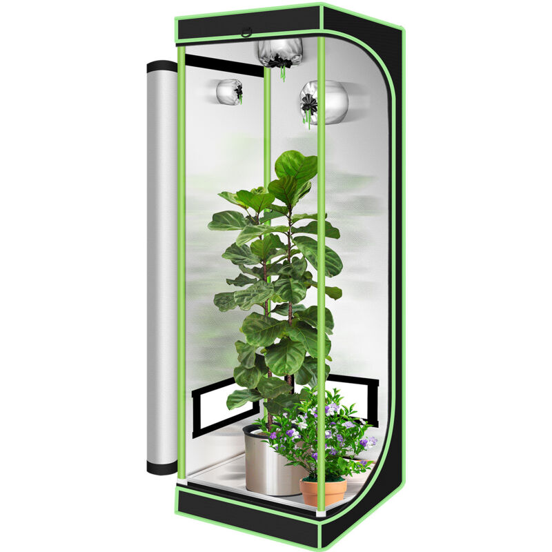 Wolketon 40x40x120cm Grow Zelt für Pflanzen Zuchtzelt Gewächshaus Box Garten Anzucht Gemüse Kräuter Grow Schrank