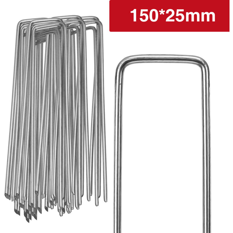 Wolketon Heringe Zeltheringe Erdanker 200 Stück Bodenanker Zeltnagel Unkrautvlies Erdnagel