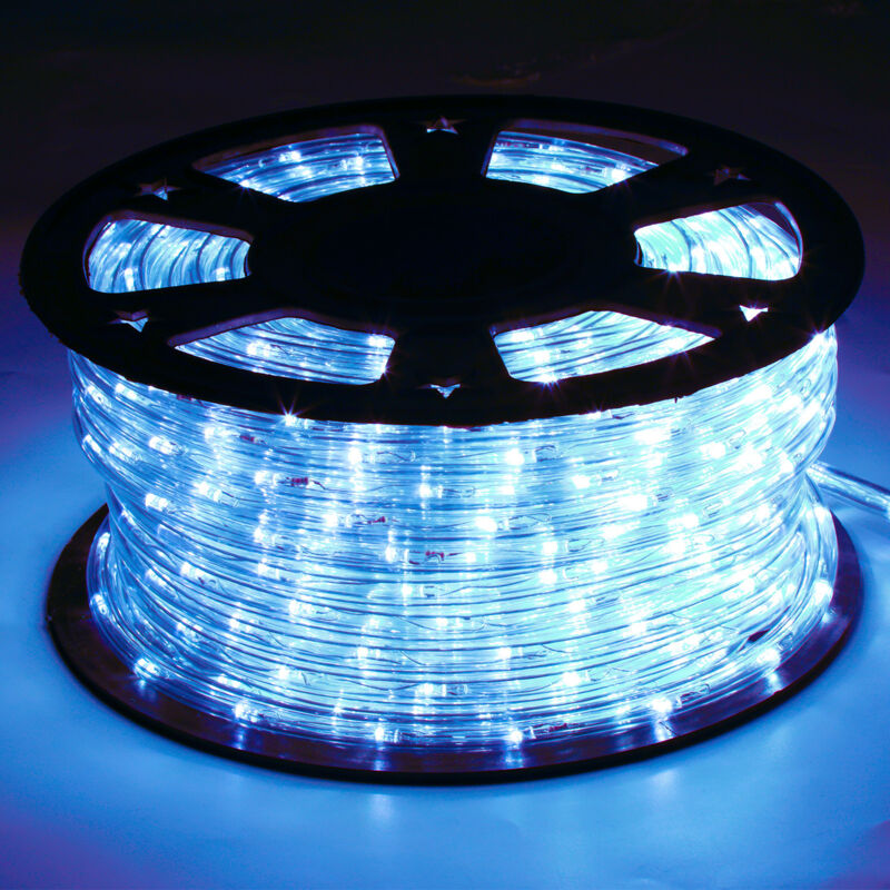 Wolketon LED Lichtschlauch Lichterkette Beleuchtung Blau 20 Meter LED für Drinnen/Draußen Weihnachten Beleuchtung Dekoration Lichterschlauch