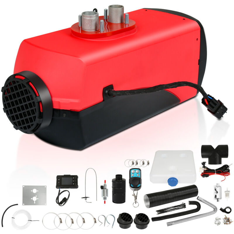 Wolketon Luft Dieselheizung Standheizung 12 V 5 kW, Luftheizung Air Diesel Diesel Standheizung Lufterhitzer. Dieselheizung mit LCD-Display &