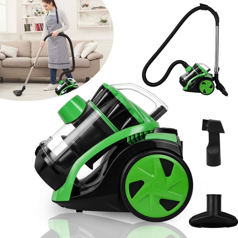 Bodenstaubsauger Staubsauger Beutellos. leistungsstark. für Hart- und Teppichböden. Fugendüse.HEPA-Filter