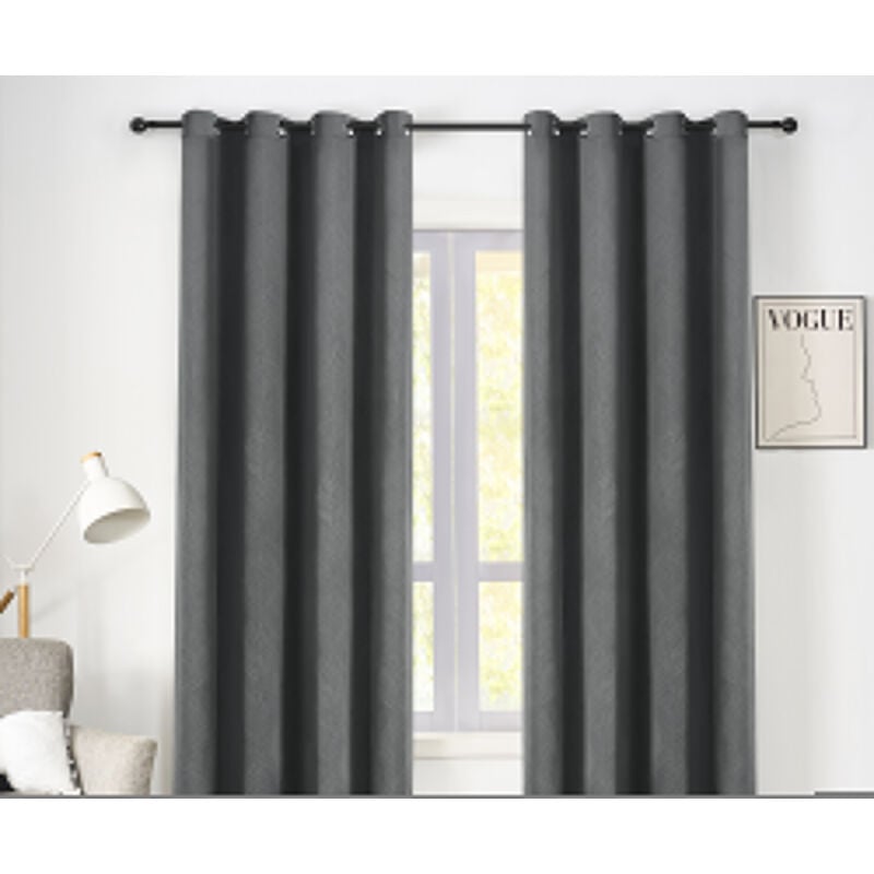 Samtvorhang mit Ösen Gardinen Wunderschön Weich Vorhänge Samt für Deko Schlafzimmer Wohnzimmer Samt Gardinen Blickdicht Thermovorhang Kälteschutz