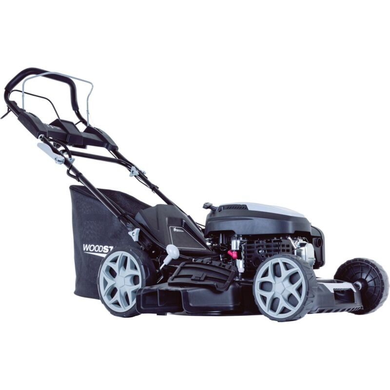 Benzin-Rasenmäher BLM560-225ES inkl. 2Ah Akku + 2,4A Ladegerät Handrasenmäher - Woodster