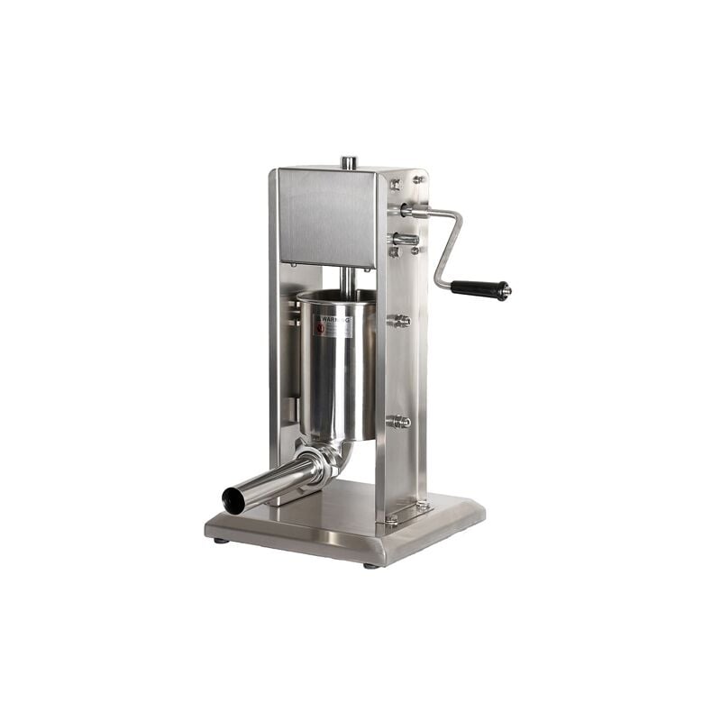 Wurstfüllmaschine Edelstahl Wurstfüller 3 l inkl. 4 Füllrohre + Renigungsbürste + 2x Ersatzdichtungsringe Küchenmaschine Wurstspritze Wurst Presse